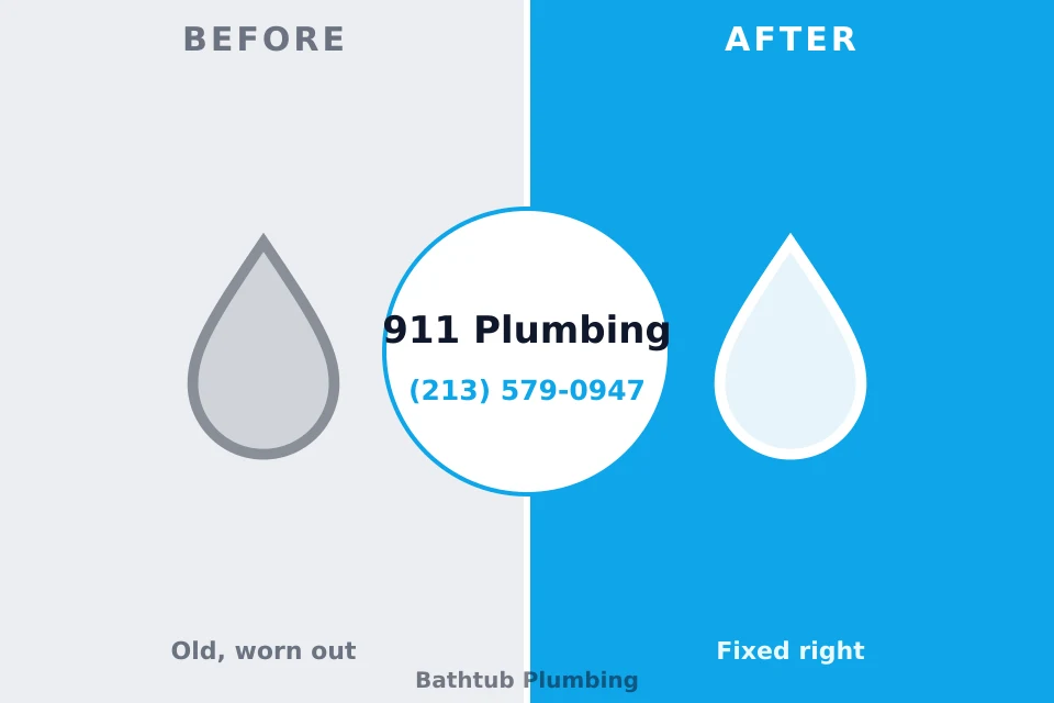 Before and after: plumbing repair South Amboy, NJ
